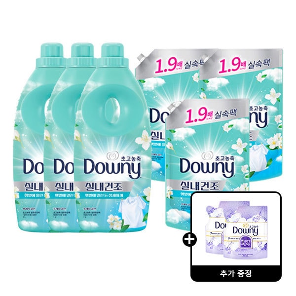 ダウニー·室内乾燥·フレッシュ·クリーン·セット·ホワイトマスク·200mL