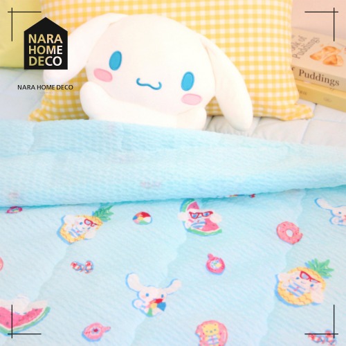 サンリオ シナモロール シアサッカー 夏 薄綿布団 Swimming 韓国人気 かわいい 韓国インテリア 7,998円