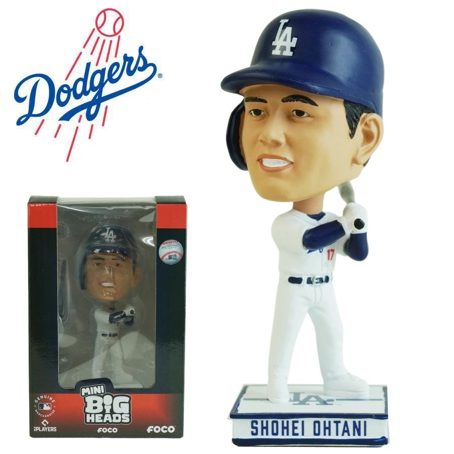 大谷翔平 ボブルヘッド 4.5インチFOCO MLB MINI BIG HEADS 4.5INCHLA DODGERS ロサンゼルス ドジャースメジャー リーグ ベース 6,292円