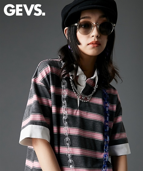 Tシャツ・カットソー ラガーシャツ 大きいサイズ有 GEVS.