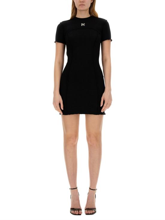 PALM ANGELS Women Dresses PWDB055 S24FAB0011003 BLACK