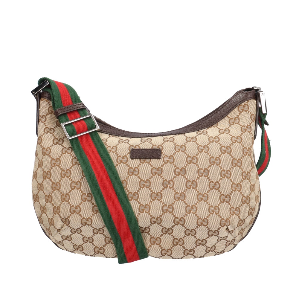 グッチ GGキャンバス ショルダーバッグ GGキャンバス 181092 ベージュ GUCCI 中古