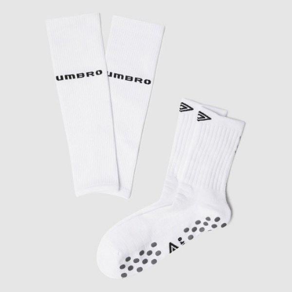 ソックス CQK UQ223SSC55-WHT サッカー 滑り止め ソックス セット WHITE