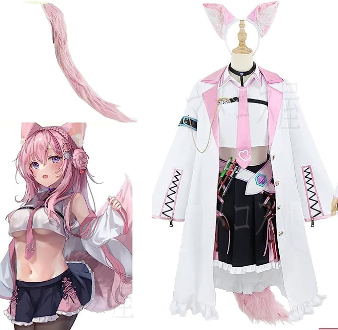 バーチャルYouTuber hololive 博衣こより はくい こより コスプレ衣装 コスチューム コスプレ服 文化祭 ハロウイーン パーティー 変装 仮装