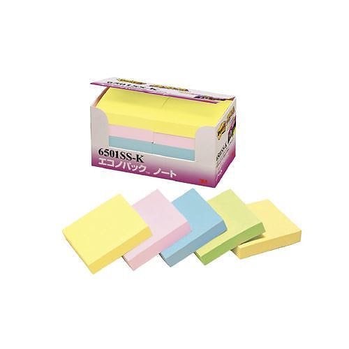 （まとめ買い）ポストイットエコノ強粘着ノート10個P 6501SS-K 00023867 [x3] 5,956円