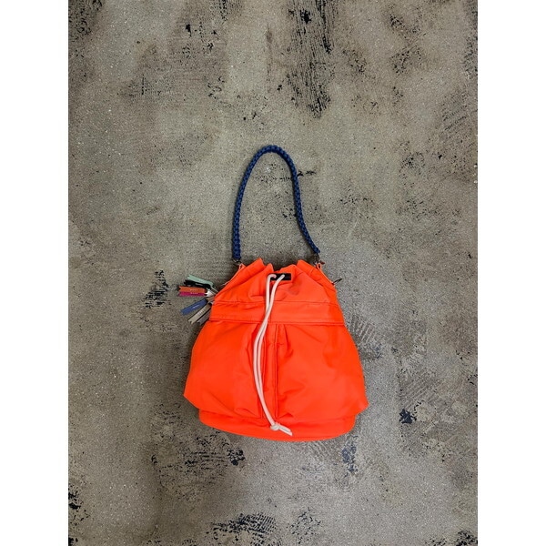 cheek kinchaku code 2way tote C23003-43 オレンジ 2WAYバッグ