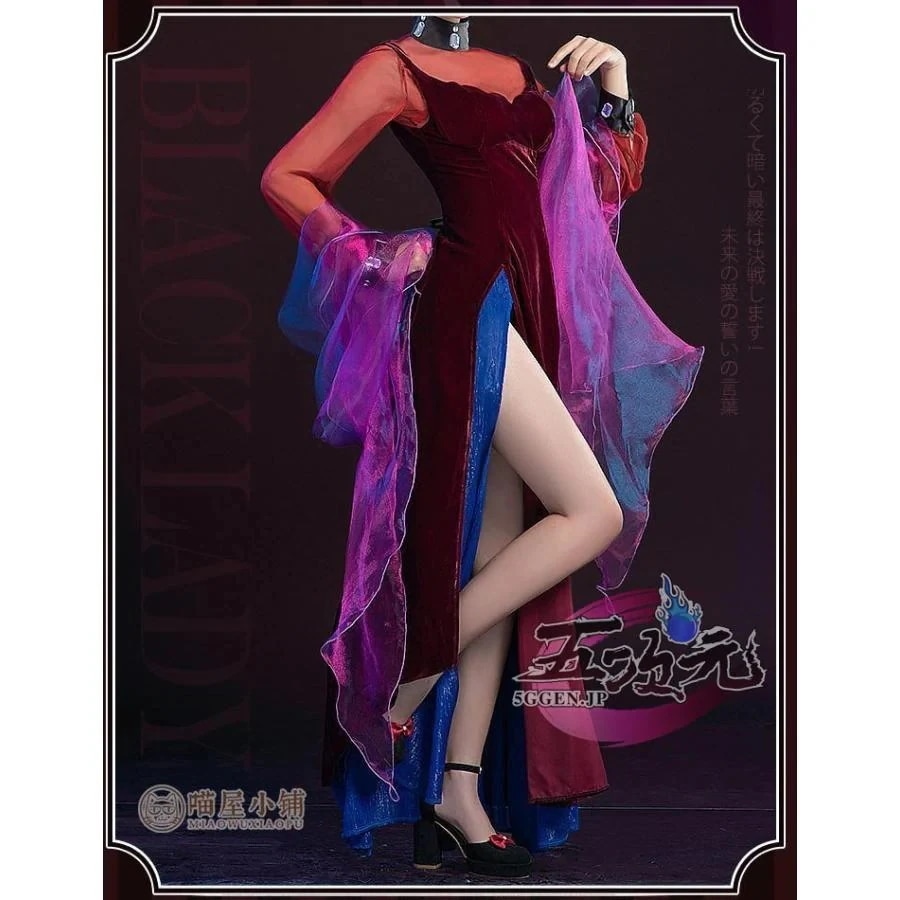 【最安値挑戦】猫屋小舗　美少女戦士セーラームーン ブラックレディ ドレス コスプレ衣装