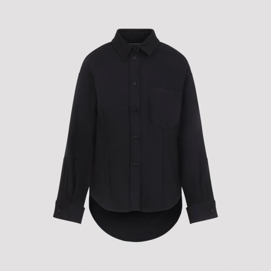 BALENCIAGA Women Shirts 872318 TUP18 1000 BLACK