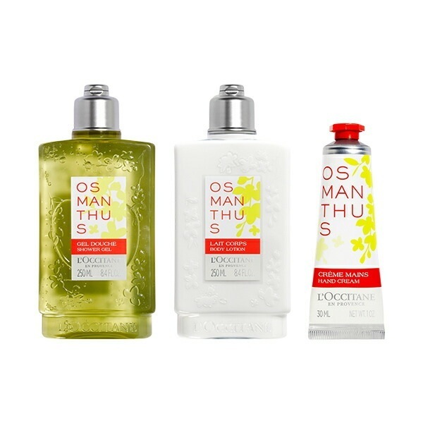 ギフトセット オスマンサス ボディケア 3点セット ハンドケア ボディミルク 250ml シャワージェル 250ml ハンドクリーム 30ml 金木犀 男性 女性 男女兼用 誕生日 20代 30代 4