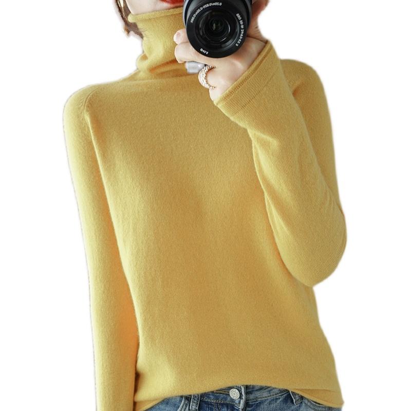 レディース ファッション 服 オシャレ カワイイ シンプル 大人カワイイ 大きいサイズ セーター 秋　冬 パイル ハイ スリムフィット ニット ウール