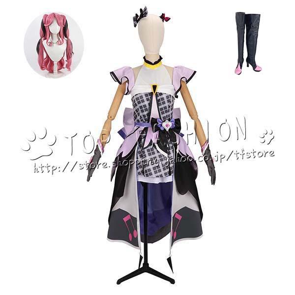 キミとアイドルプリキュア メロロン Meroron キュアキッス Cure Kiss コスプレ衣装 ウィッグ 靴 cosplay コスチューム ハロウィン クリスマス473