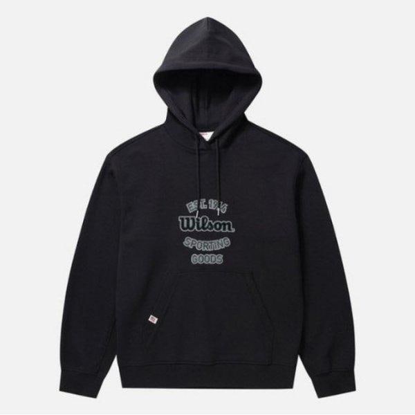 長袖Tシャツ JQS W243001LHD92-BLK 男性用スポーツ用品co. フーディー