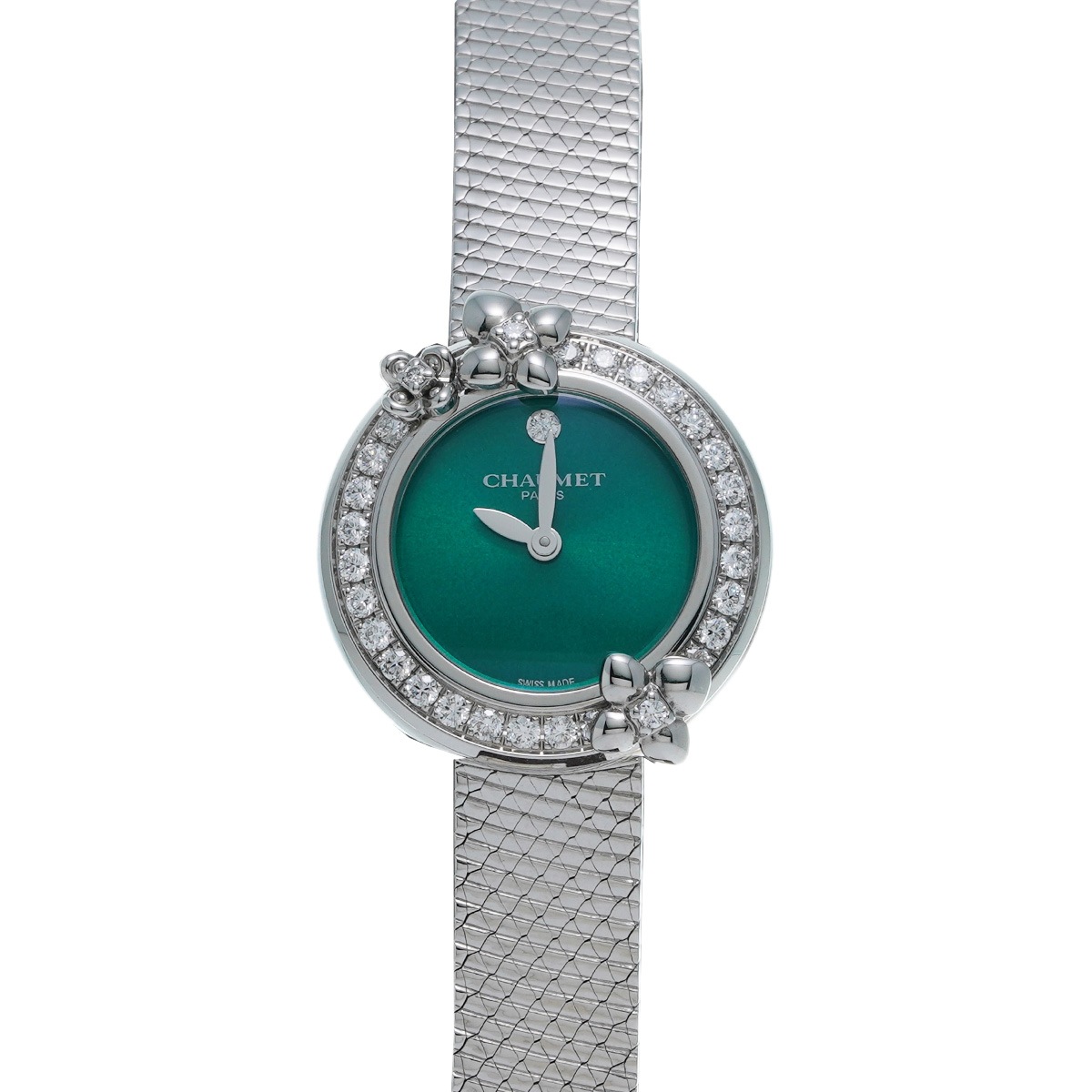 ショーメ オルタルシア W83880-001 グリーン レディース 腕時計 クォーツ 中古 銀蔵 321,750円