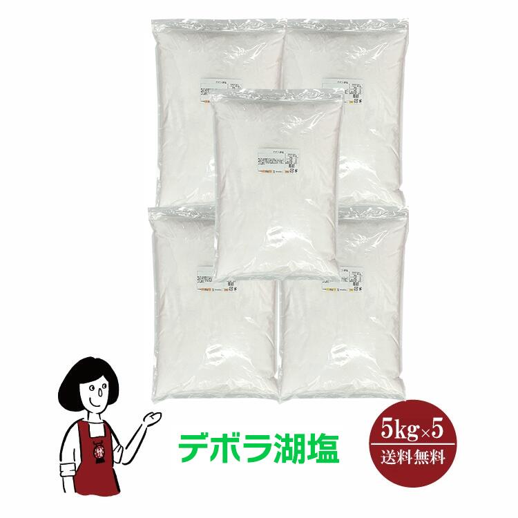 デボラ湖塩 5kg×5(計25kg)