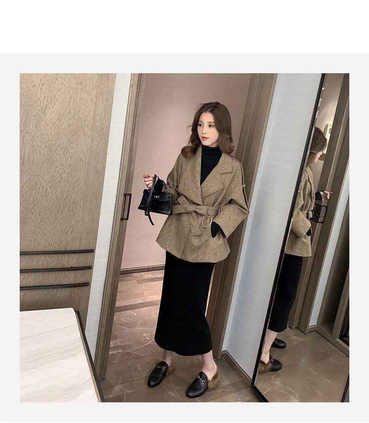 秋冬新品出荷/おしゃれツイードコート