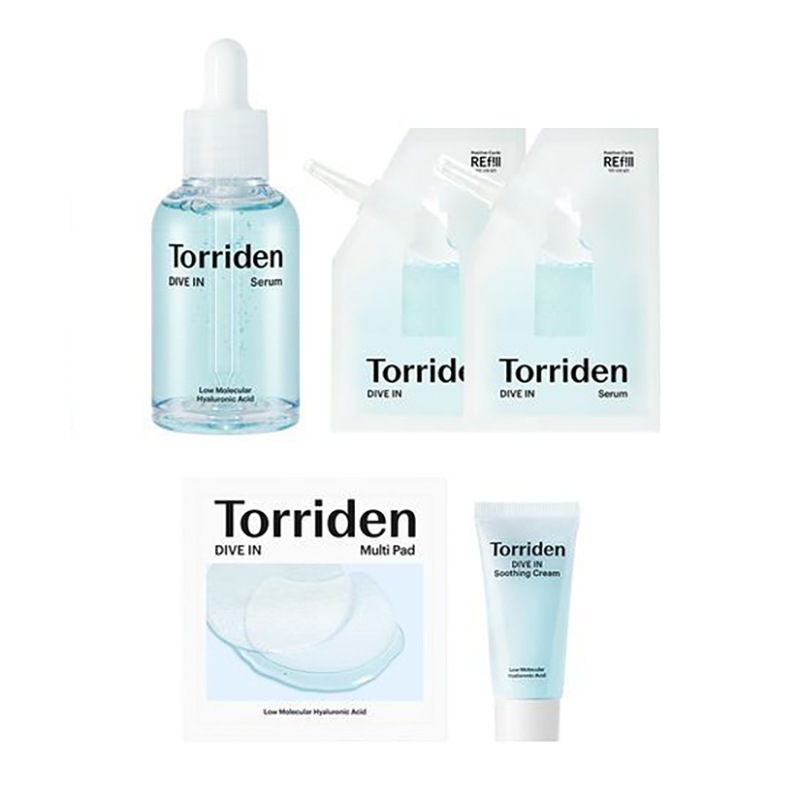 ダイブインセラム50mL + 詰め替えパック 50ml+50ml(+クリーム 20ml + パッド10枚)