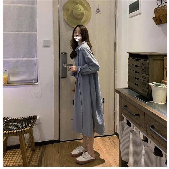 春 夏 ロングシャツ レディース シャツワンピ 長袖 シャツ オーバーサイズ ワンピース オフィス ロングワンピ シャツワンピース 長袖シャツ