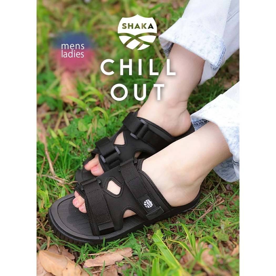 SHAKA シャカ チルアウト サンダル スニーカー CHILL OUT BLACK ( 黒 ブラック スニサン メンズ レディース ウィメンズ SK-106 )