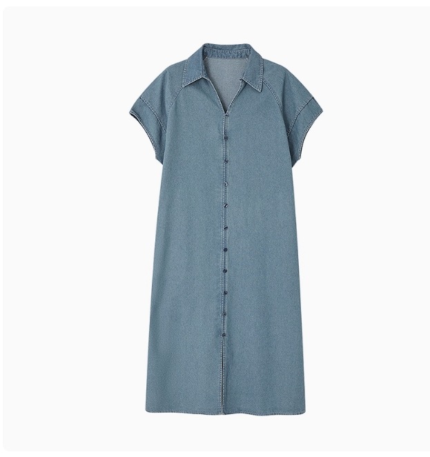 レディース ワンピース フェミニン 透け感 シースルー ヴィンテージ デニム かわいい 大人可愛い きれいめ シンプル カジュアル かっこいい ラフ ガーリー ルーズ 個性的 主役級 存在感