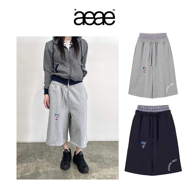 aeae送料無料7分丈 スポーツジャージパンツ ジャージルームパンツ