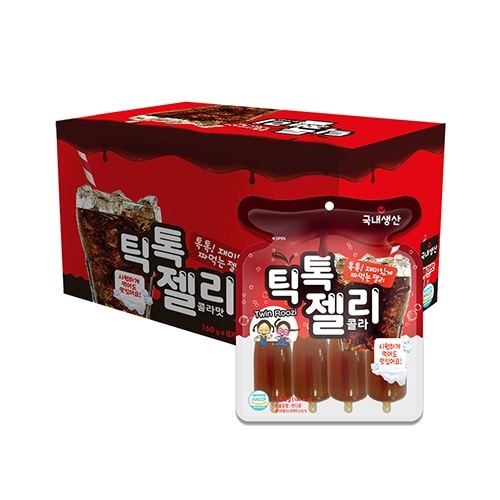 ティックトック絞りゼリー コーラ味 8p 1.28kg x2個