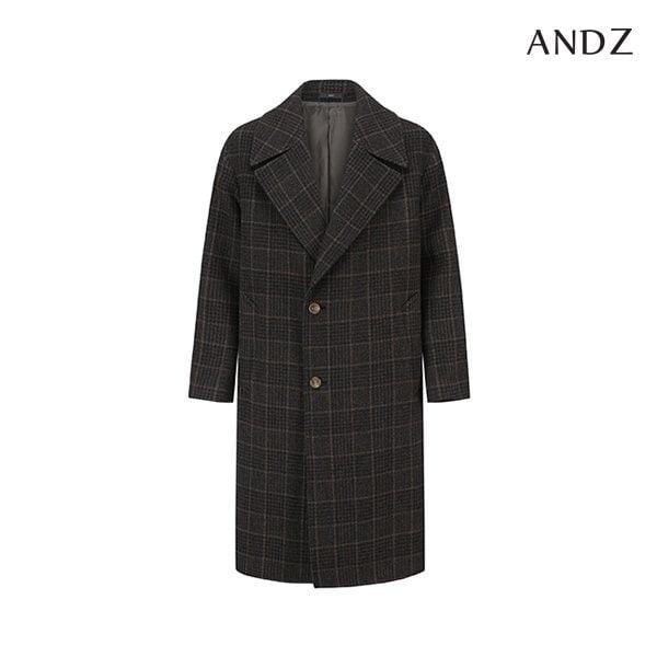 [] ツイード セミ ルーズ ダブル コート_BZC4CB1102