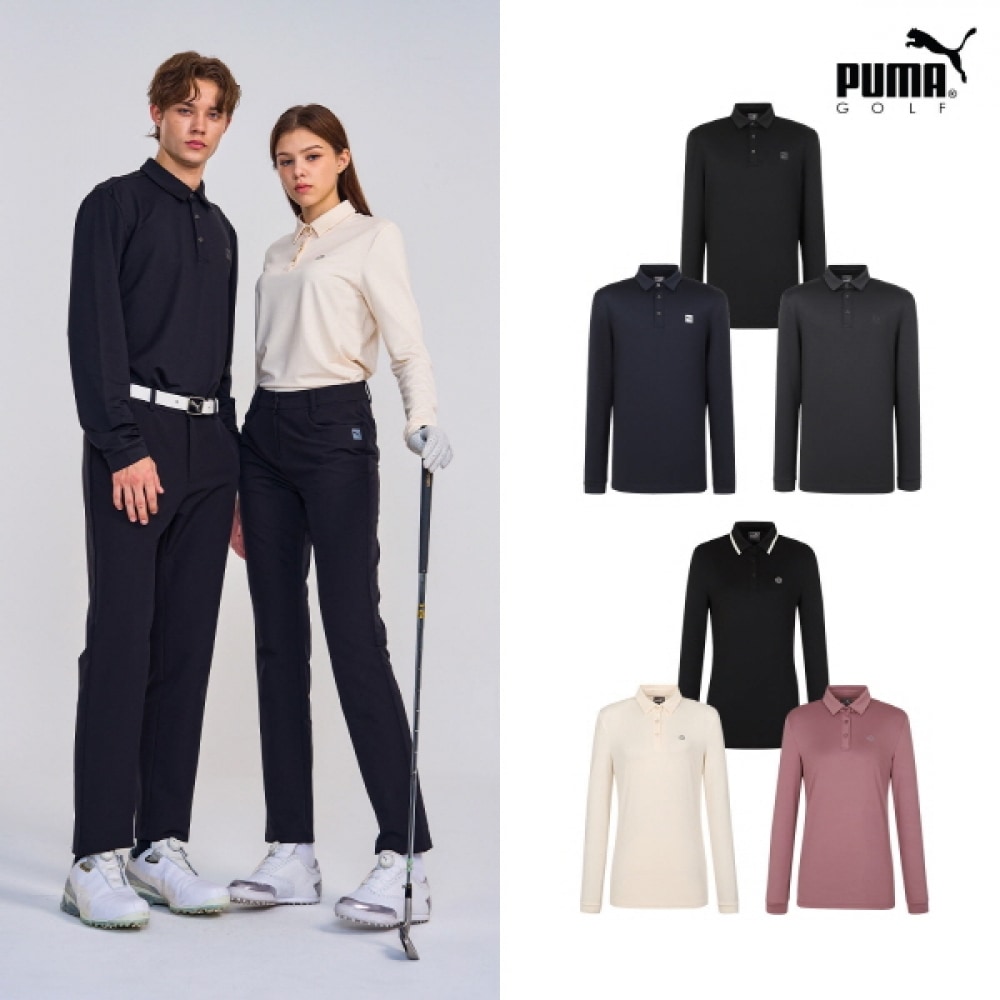 (プーマゴルフ) 男女兼用起毛襟Tシャツ 6色選択 1