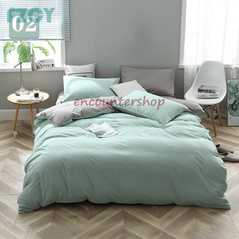 布団カバー シングル ボックスシーツ 寝具セット 枕カバー 洋式和式兼用 ベッド用 肌に優しい かわいい 洗える 抗菌 防ダニ セミダブル ダブル 無地