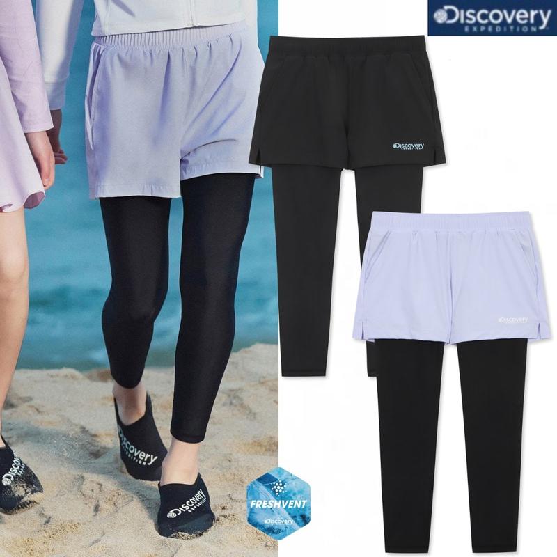 25SS 女児 フレッシュベント エッセンシャル ショートパンツ レイヤード ロングレギンス DKSB57053