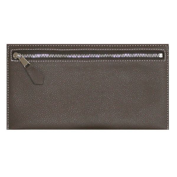 ワークス コスメ IT 小物収納用 スリムポーチ 6130 ブラウン