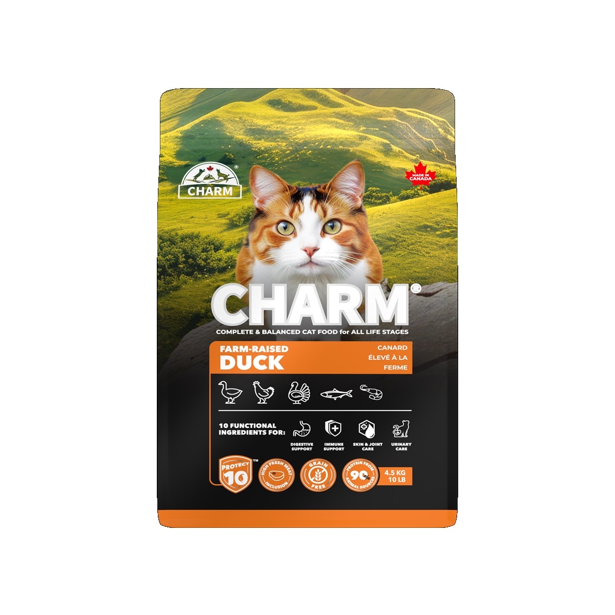 CHARM　チャーム　ファームレイズドダックキャットフード　4.5kg【キャットフード】【正規品】