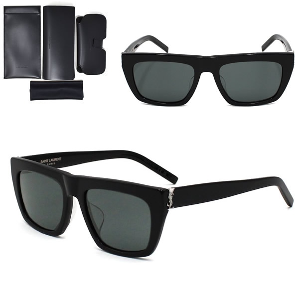 サングラス SL M131/F-001 サングラス アジアンフィット メンズ レディース ユニセックス SLM131F-001 ブラック