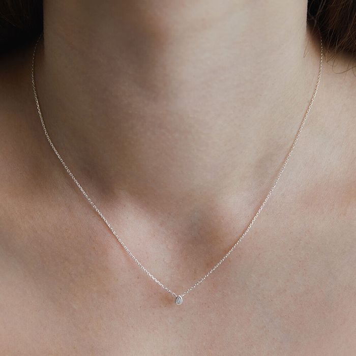 Water Drop Bezel Chain Necklace 2色 おしゃれ アイドル愛用ブランド 韓国人気 韓国ファッション 5,517円