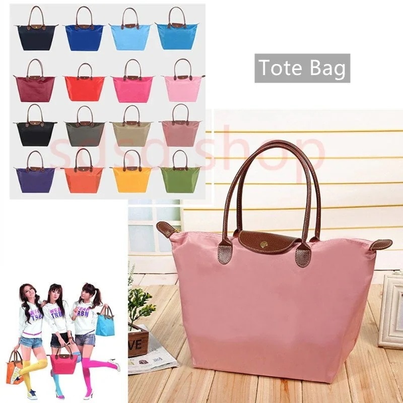 【1つ買うと1つ無料】 韓国お買い物 無地 通勤 レディース 折りたたみ 横型 大容量 トート 多収納 通学 軽量 手提げ