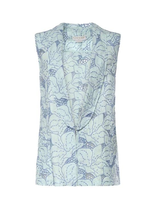 GENNY Women Vests 80AAP544 NR015V67 Blue
