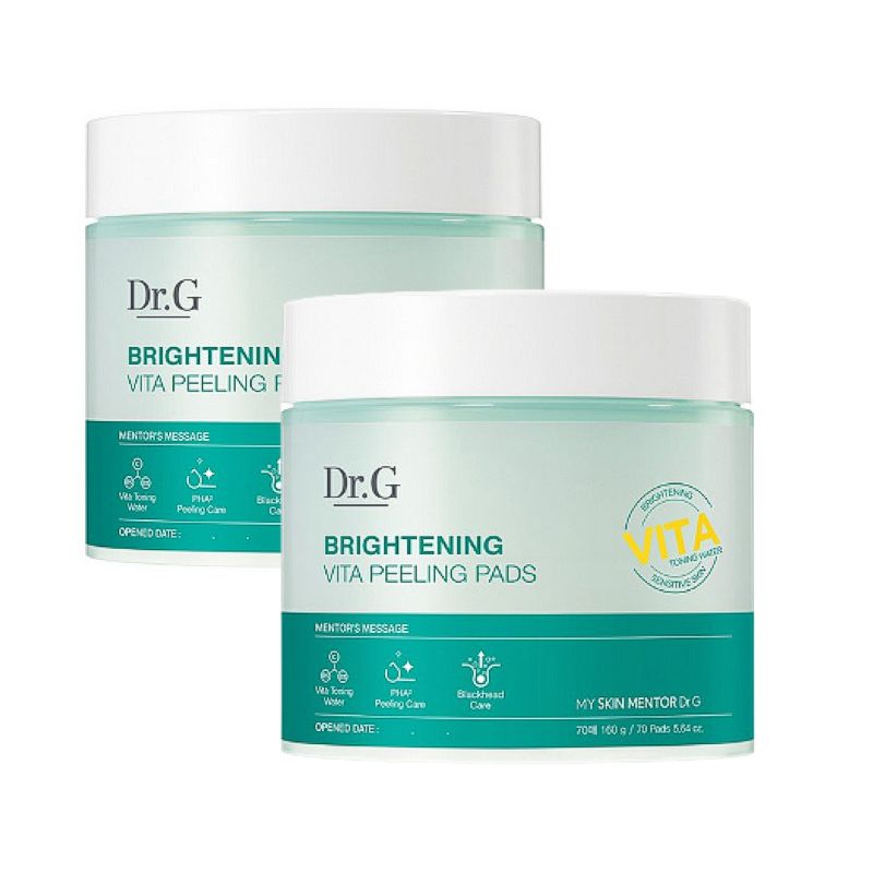 ブライトニングビタピーリングパッド70枚 選べる2個3個セット トーンアップ 角質ケア