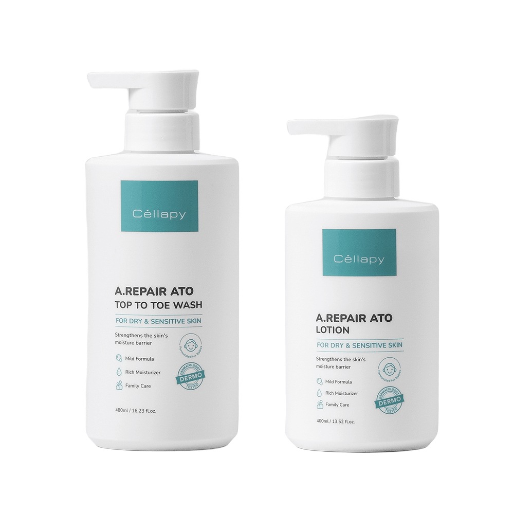 [セラフィ] エイリペア アト トップツト ウォッシュ 480ml + アトローション 400ml 2点セット