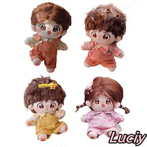10cm 15cm 20cm ぬいぐるみ 服 シャツ パンツ 2点セット 20cm ぬいぐるみ 服 15cm ぬいぐるみ 服 10cm 20cm ミニ洋服 ぬいぐるみ用服 日常服人形 韓国ファッション