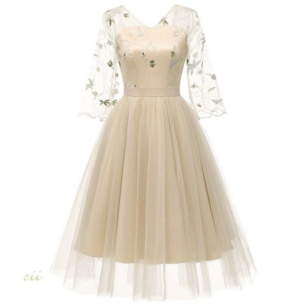 ワンピース 2色 フォーマルワンピ―ス パーティードレス 結婚式 大きいサイズ ドレス 袖あり 謝恩会 食事会 大人 同窓会 お呼ばれ レース 半袖 ゲスト