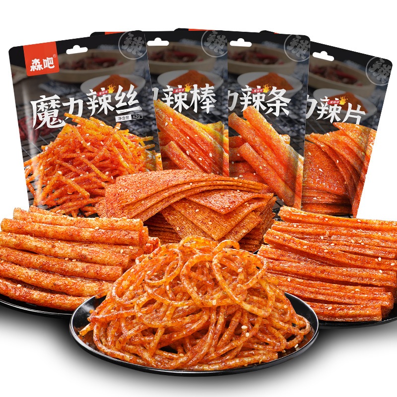 Qoo10] 中華人気商品 辣条 ラーティアオ 唐辛子