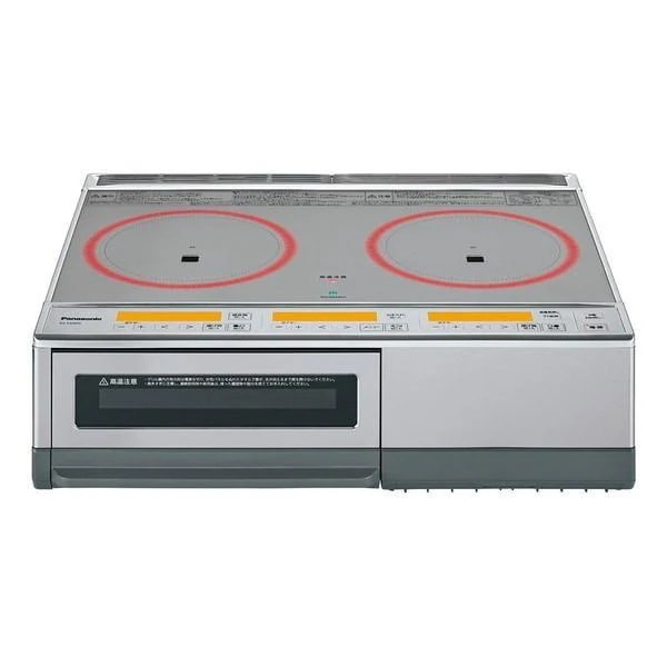 Panasonic パナソニック KZ-E60KG シルバー IHクッキングヒーター 据置型 2口 鉄ステンレス対応