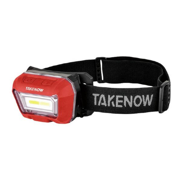 TAKENOW 充電LED三光色ヘッドライト HL－002 電動工具 作業 警告 防犯灯 ヘッドライト