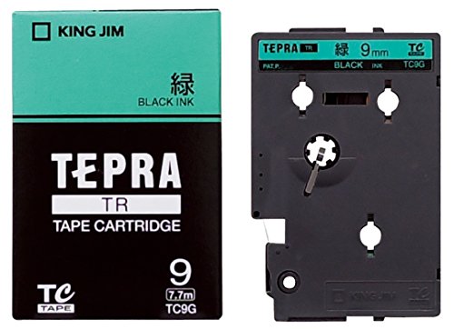 キングジム 57%OFF テープカートリッジ テプラTR 緑 TC9G 9mm SALENEW大人気!