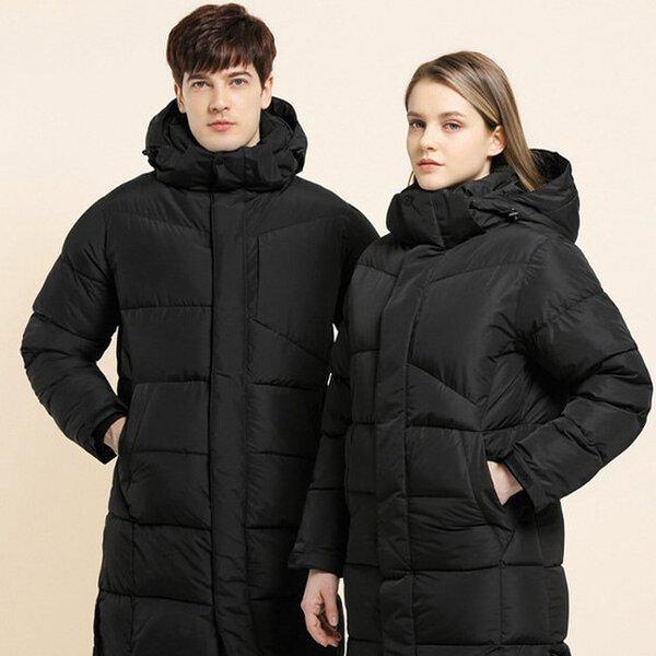 (KH)KU-4098エアボールロングパディングジャンパー 冬 男女共用