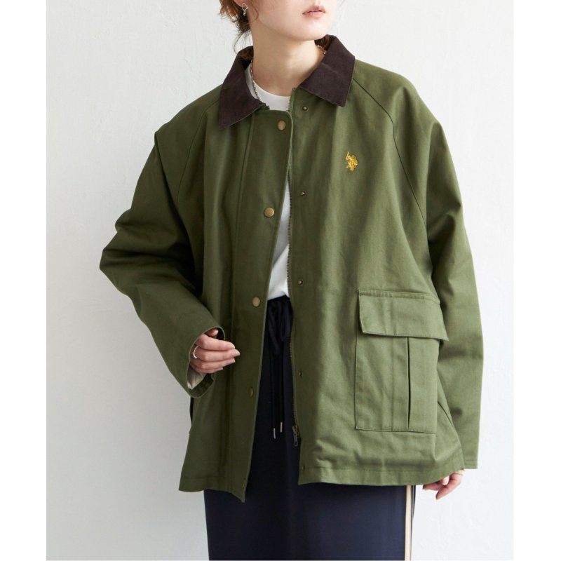 【ヒルナンデス！紹介商品】notch.別注 U.S. POLO ASSN.裏キルトカバーオール