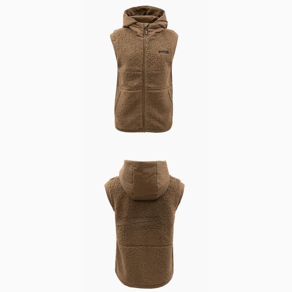 女性スポーツゴルフブラウンパッド入りベストジップアップベストデイリールックカジュアルルック団体服ベスト若々しいお母さんベスト高品質