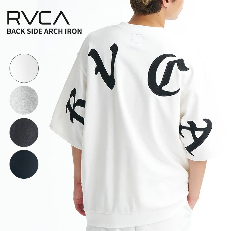 ルーカ メンズ 半袖トレーナー スウェットT BACK SIDE ARCH IRON SS 半袖スウェット Tシャツ サーフ BG041002