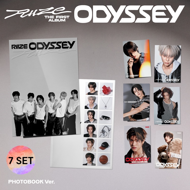 [7種 SET] RIIZE - (1st Album) ODYSSEY (PHOTOBOOK Ver.) 8,784円