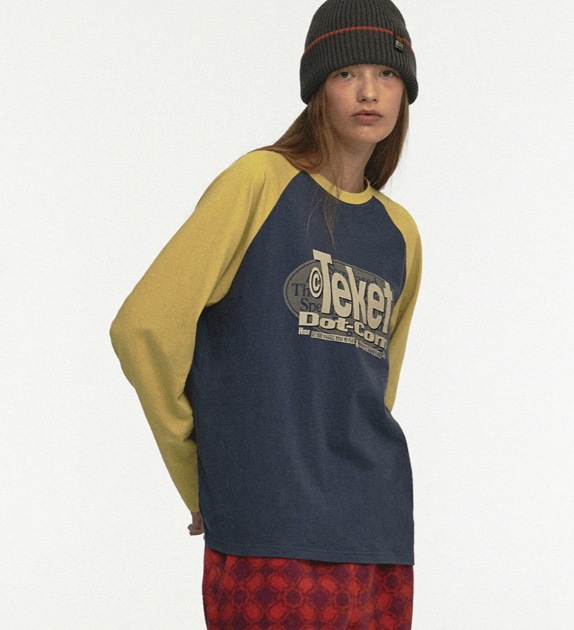 テケット Doorbell L/S Tee Gray