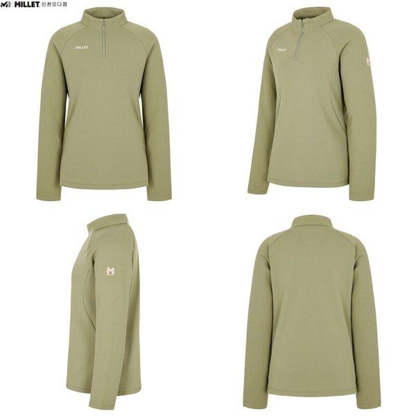 Tシャツ 女性 秋 ジップアップ 長袖Tシャツ_MXTFT521A1_IC